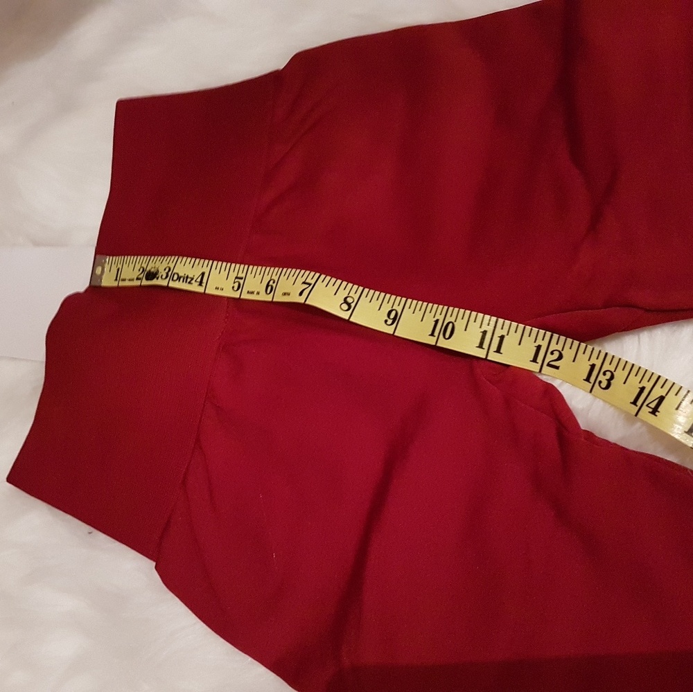 Hi Waist Fleece Lined Leggings Berry - Picture 7 of 8